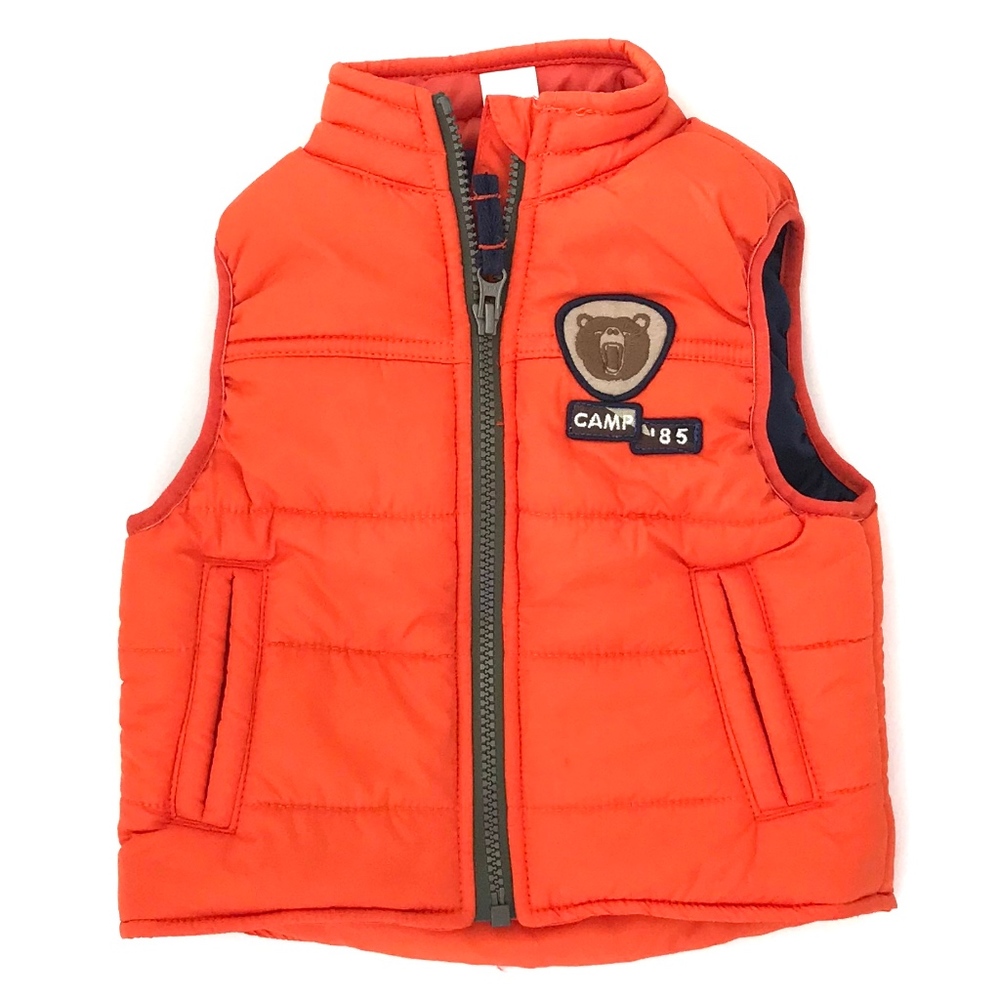 Carter's Orange Puffer Vest